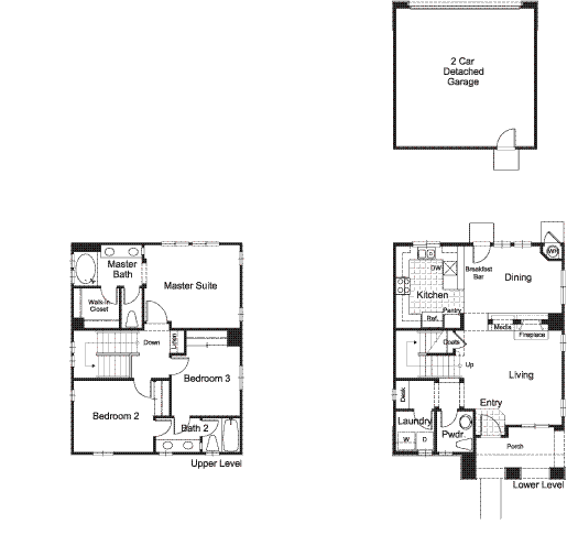 3Bd / 2.5 Bath /1416 sq. ft.